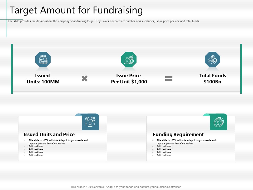Raising Capital From Virtual Currency Initial Public Offering Target Amount For Fundraising Diagrams PDF