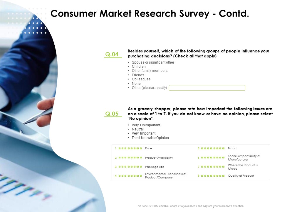 Reach Your Target Audience Consumer Market Research Survey Contd Structure PDF