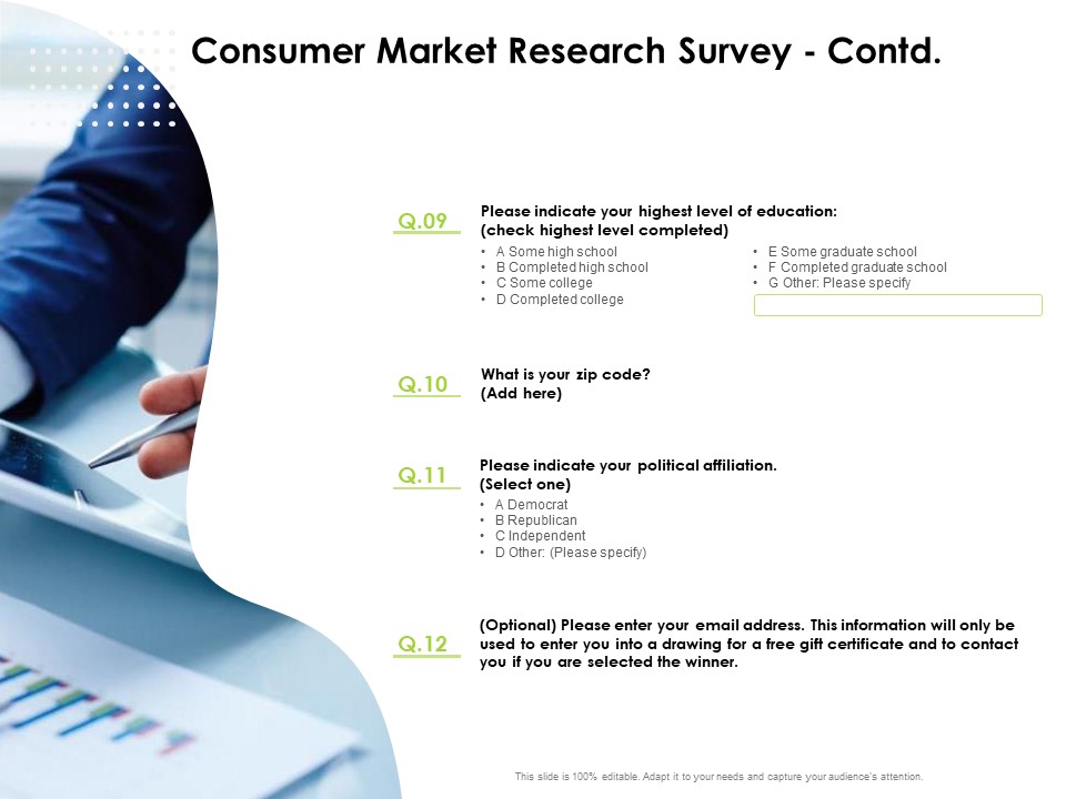Reach Your Target Audience Consumer Market Research Survey Political Brochure PDF