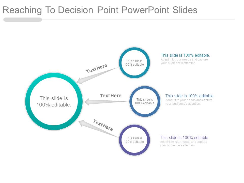 Reaching To Decision Point Powerpoint Slides