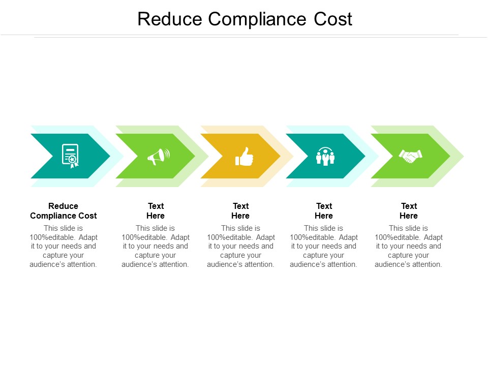 Reduce Compliance Cost Ppt PowerPoint Presentation Ideas Example File Cpb Pdf