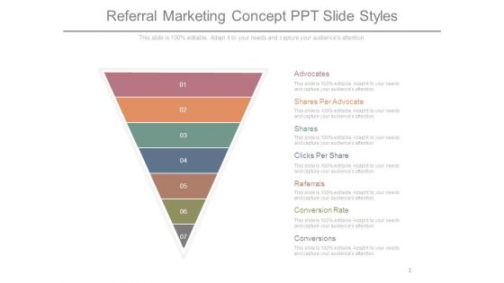 Referral Marketing Concept Ppt Slide Styles