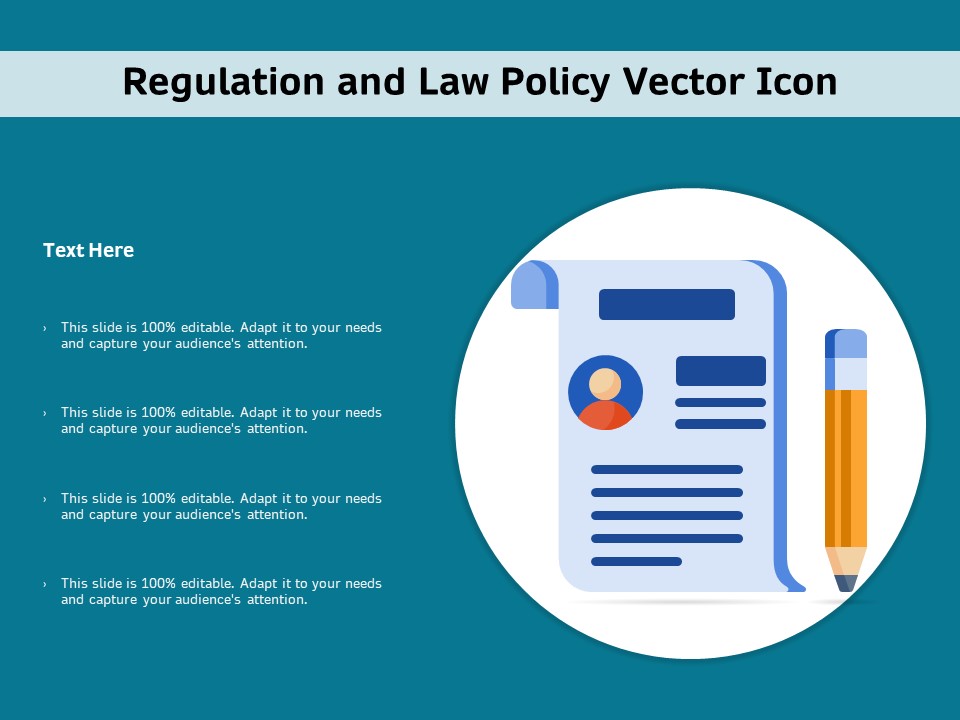 Regulation And Law Policy Vector Icon Ppt PowerPoint Presentation Infographics Display PDF