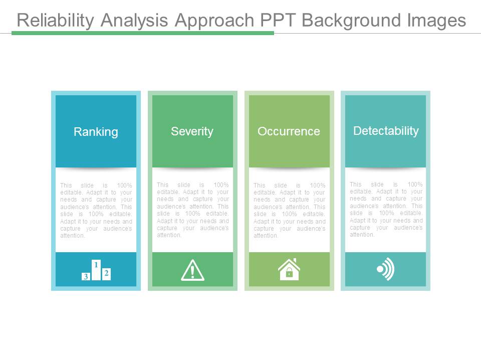 Reliability Analysis Approach Ppt Background Images