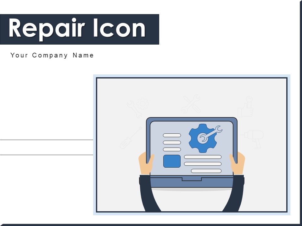 Repair Icon Gears Mobile Ppt PowerPoint Presentation Complete Deck