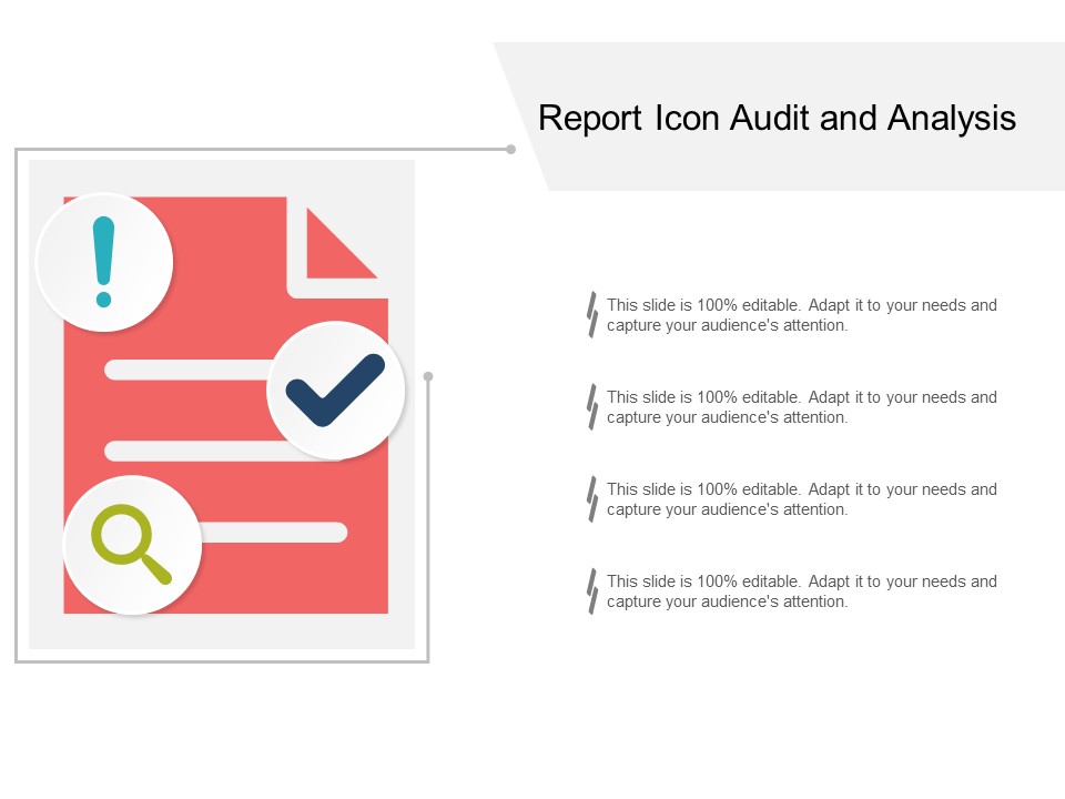 Report Icon Audit And Analysis Ppt PowerPoint Presentation Model Portfolio