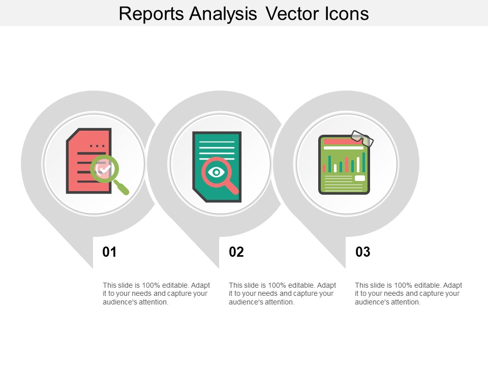 Reports Analysis Vector Icons Ppt PowerPoint Presentation Infographic Template Microsoft
