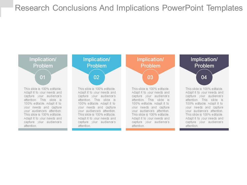 Research Conclusions And Implications Powerpoint Templates