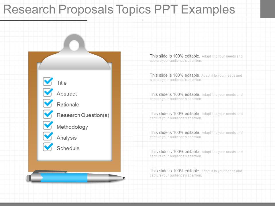 Research Proposals Topics Ppt Examples