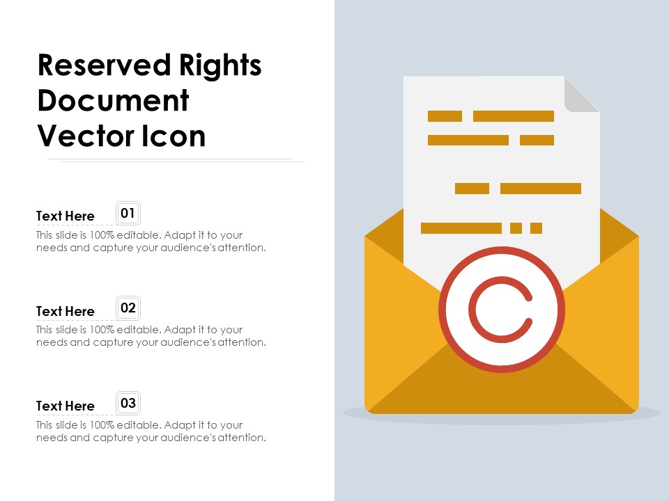 Reserved Rights Document Vector Icon Ppt PowerPoint Presentation Infographic Template Graphics PDF