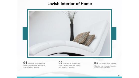 Residence Hardwood Finish Lavish Interior Ppt PowerPoint Presentation Complete Deck