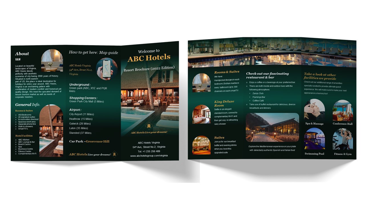 Resort Brochure Trifold
