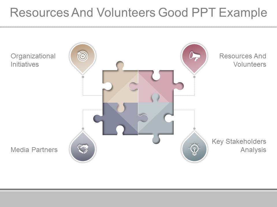 Resources And Volunteers Good Ppt Example