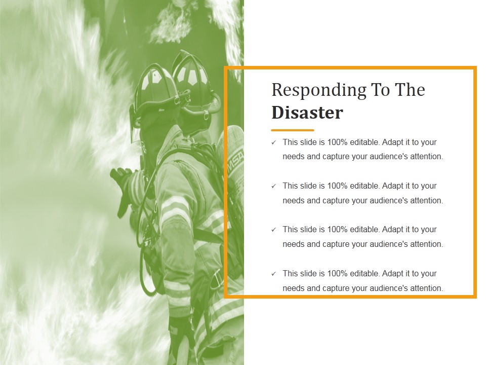 Responding To The Disaster Ppt PowerPoint Presentation Templates