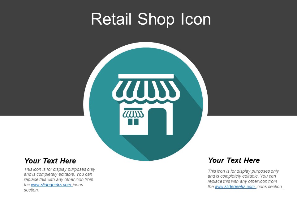 Retail Shop Icon Ppt PowerPoint Presentation Infographic Template Guide