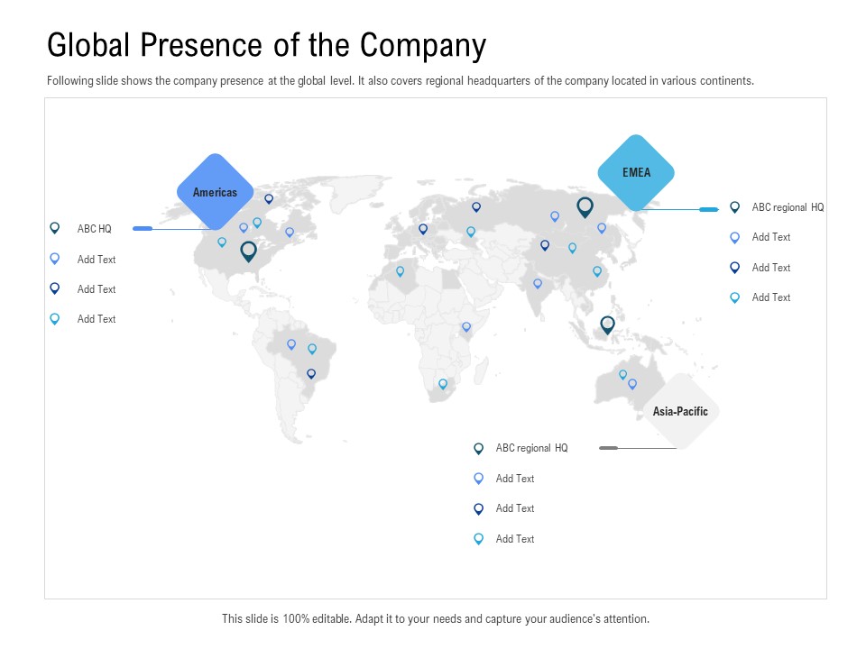 Revenue Cycle Management Deal Global Presence Of The Company Infographics PDF