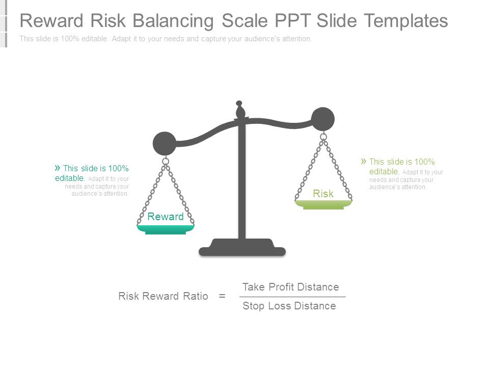 Reward Risk Balancing Scale Ppt Slide Templates