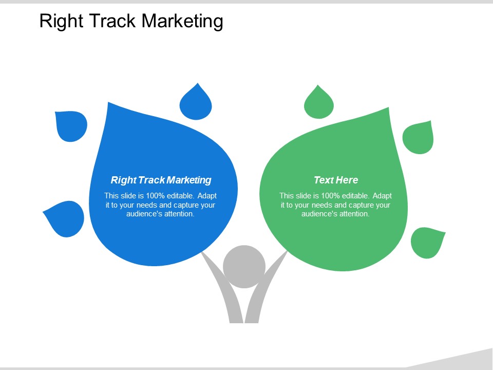 Right Track Marketing Ppt PowerPoint Presentation Icon Elements Cpb