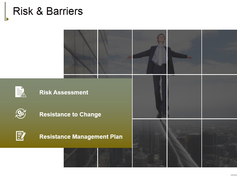 Risk And Barriers Ppt PowerPoint Presentation Infographic Template Brochure