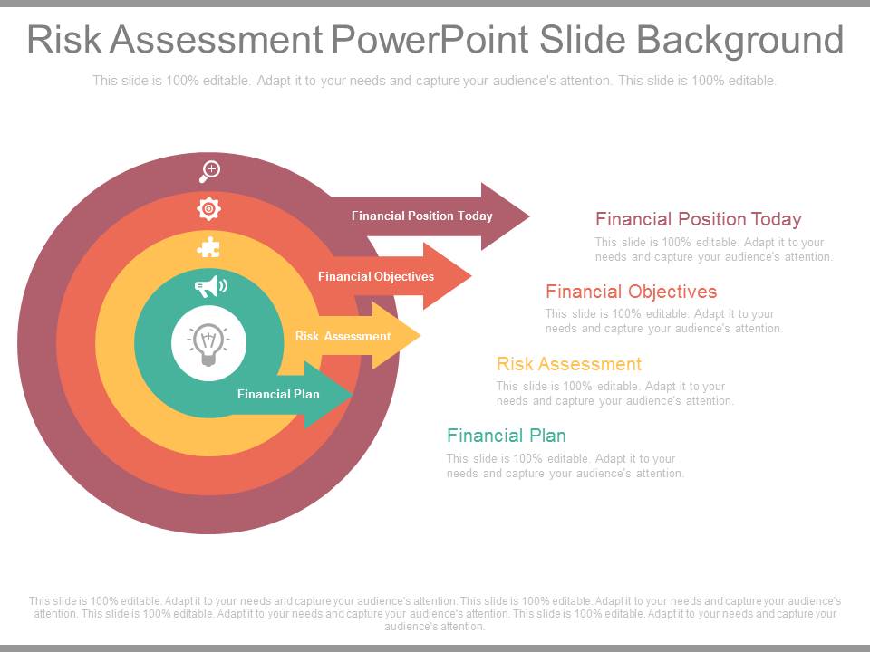 Risk Assessment Powerpoint Slide Background