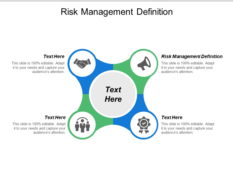 Risk Management Definition Ppt PowerPoint Presentation Icon Slides Cpb