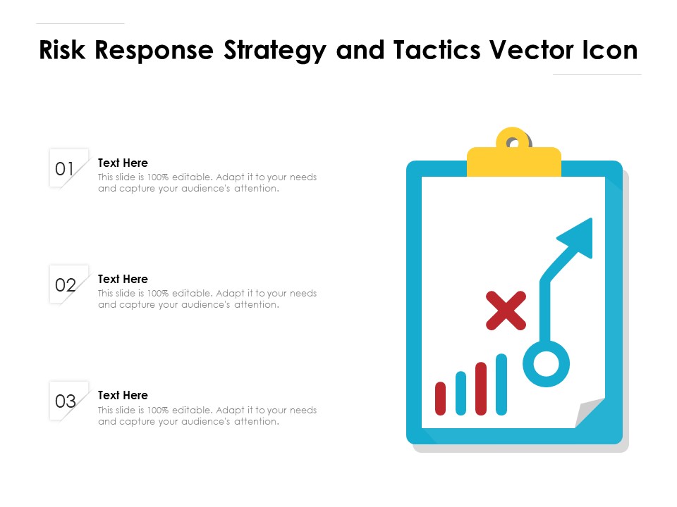 Risk Response Strategy And Tactics Vector Icon Ppt PowerPoint Presentation File Summary PDF
