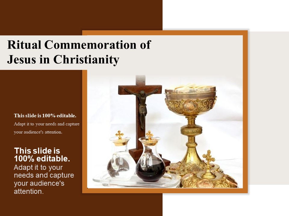 Ritual Commemoration Of Jesus In Christianity Ppt PowerPoint Presentation Show Design Ideas PDF