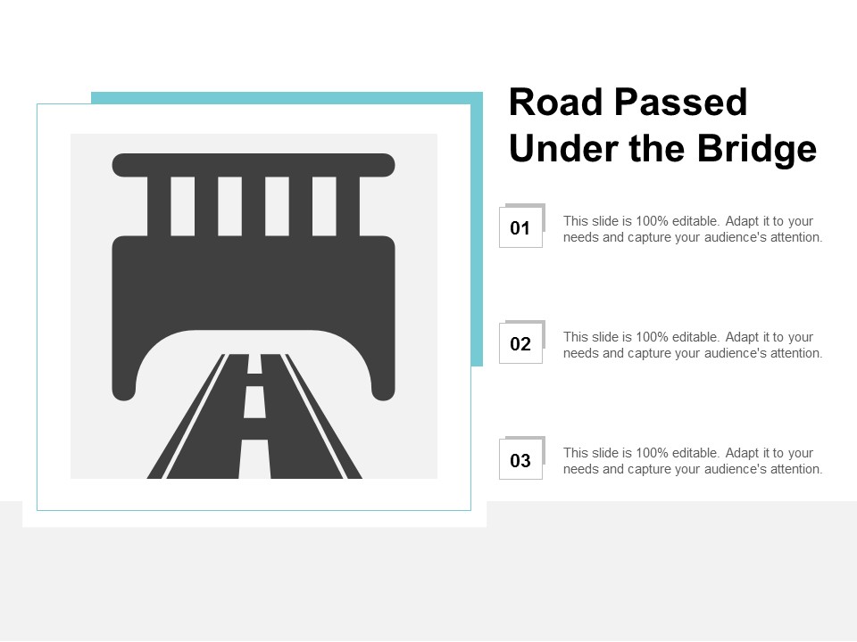 Road Passed Under The Bridge Ppt PowerPoint Presentation Inspiration Influencers