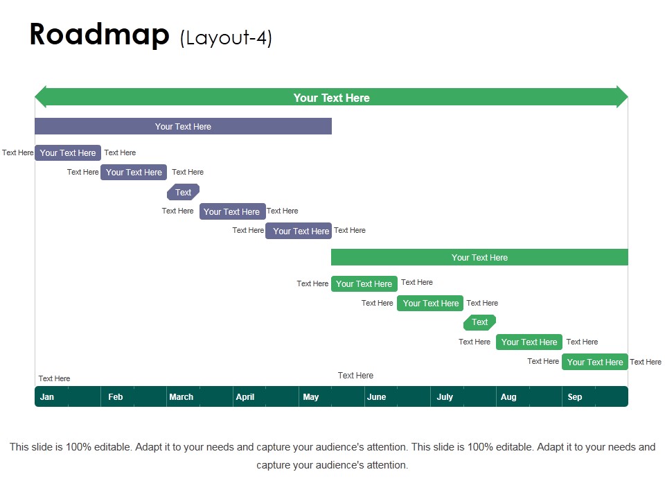 Roadmap Template 4 Ppt PowerPoint Presentation Infographics Objects
