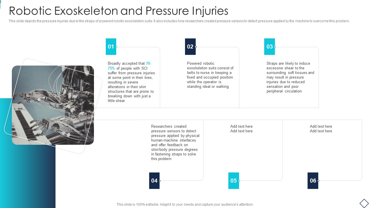 Robotic Armor IT Robotic Exoskeleton And Pressure Injuries Ideas PDF