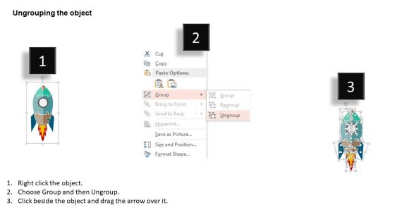 Rocket Diagram For Competitive Analysis Powerpoint Template