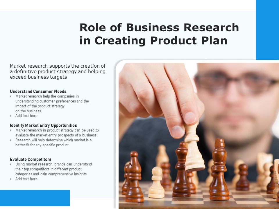 Role Of Business Research In Creating Product Plan Ppt PowerPoint Presentation Layouts Topics PDF