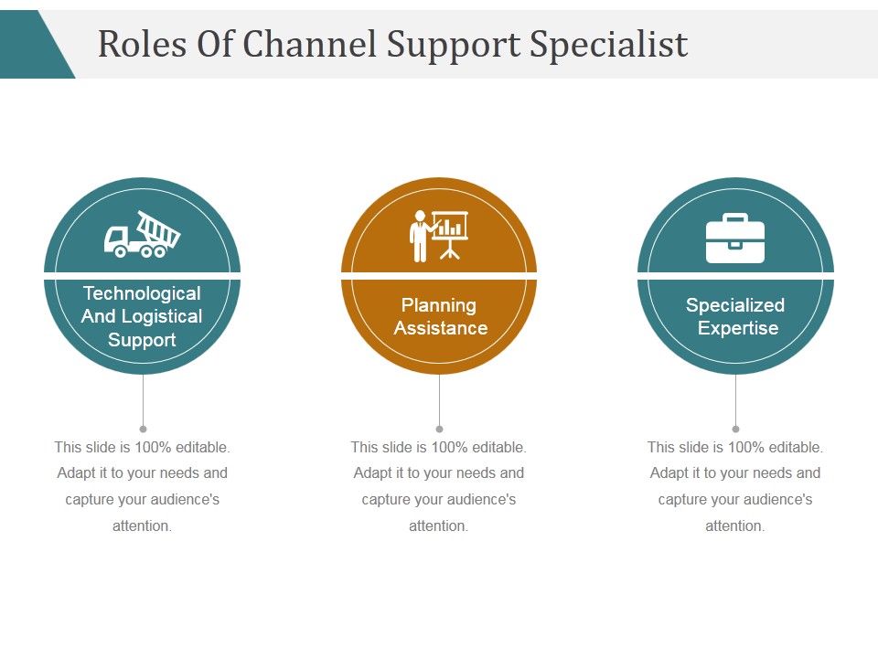 Roles Of Channel Support Specialist Ppt PowerPoint Presentation Template