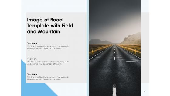 Route Template Mountain And Ocean Directional Arrow Ppt PowerPoint Presentation Complete Deck