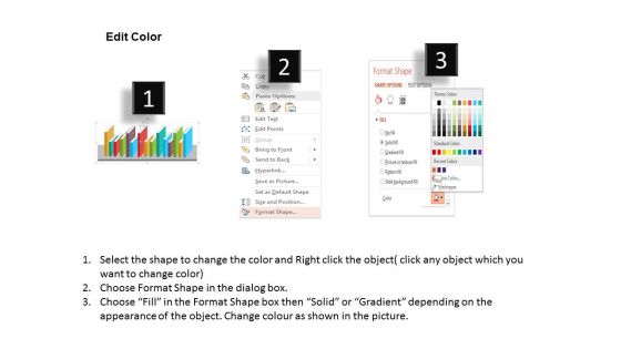 Row Of Colorful Books For Education Powerpoint Template