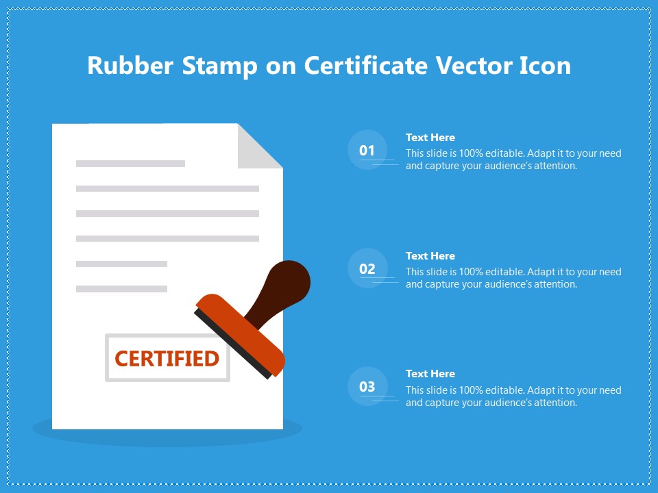 Rubber Stamp On Certificate Vector Icon Ppt PowerPoint Presentation Gallery Images PDF