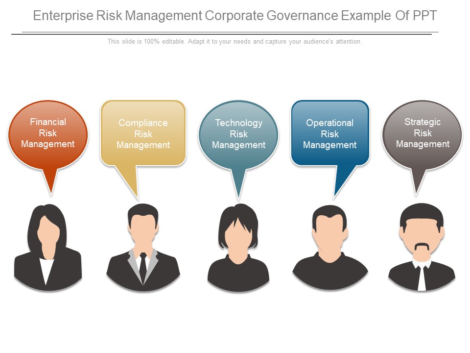 Enterprise Risk Management Corporate Governance Example Of Ppt