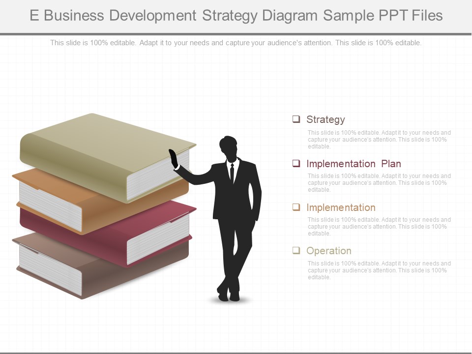 E Business Development Strategy Diagram Sample Ppt Files