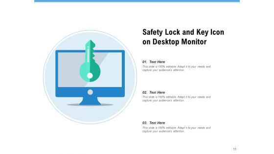 Safety Lock Cyber Security Global Security Ppt PowerPoint Presentation Complete Deck