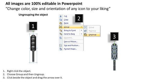 Safety Traffic Light PowerPoint Slides And Ppt Diagram Templates