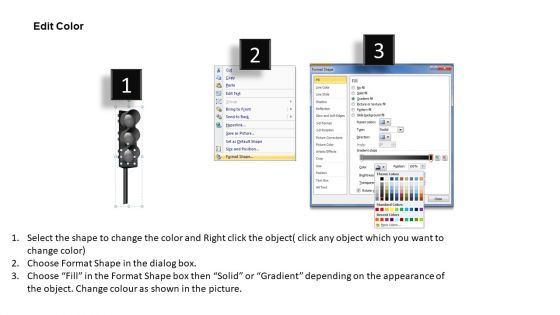 Safety Traffic Light PowerPoint Slides And Ppt Diagram Templates