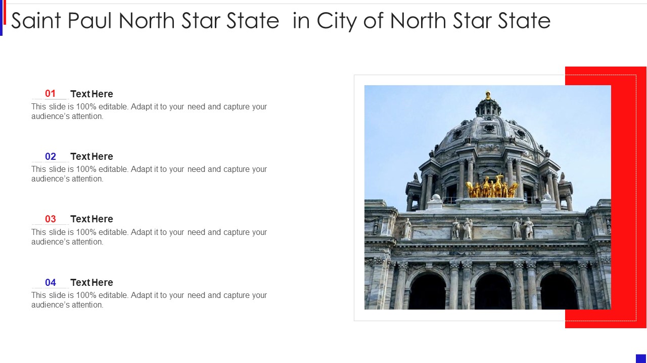 Saint Paul North Star State In City Of North Star State Portrait PDF