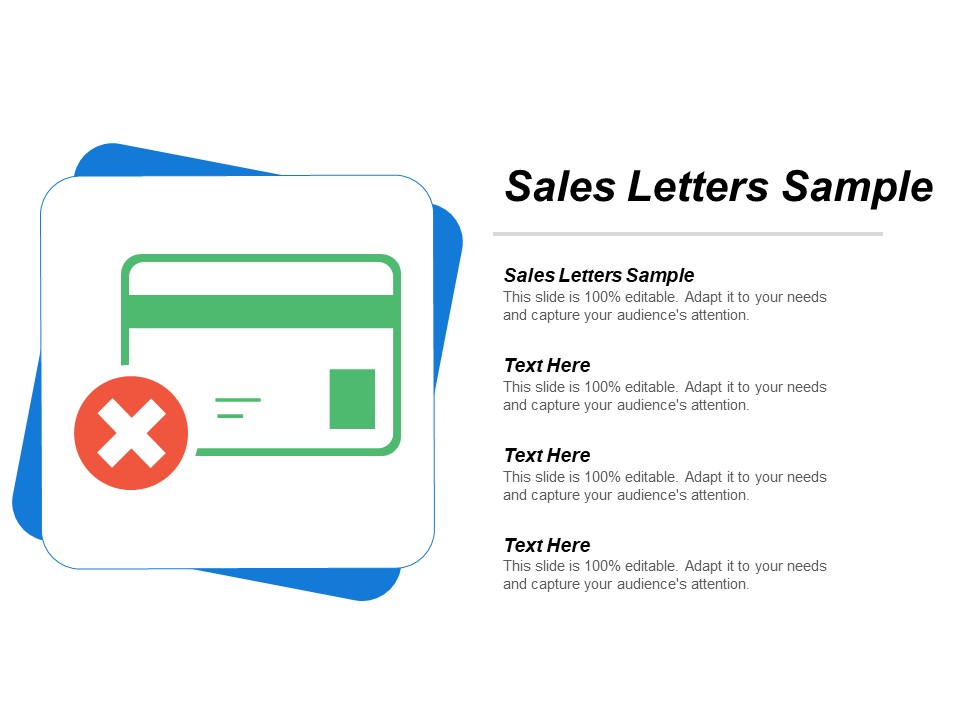 Sales Letters Sample Ppt PowerPoint Presentation Layouts Graphics Example Cpb
