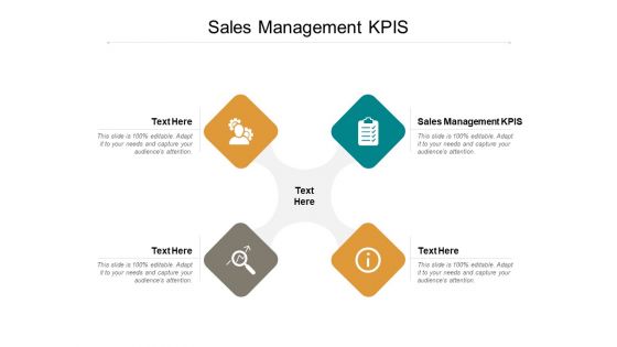 Sales Management KPIS Ppt PowerPoint Presentation Model Visuals Cpb