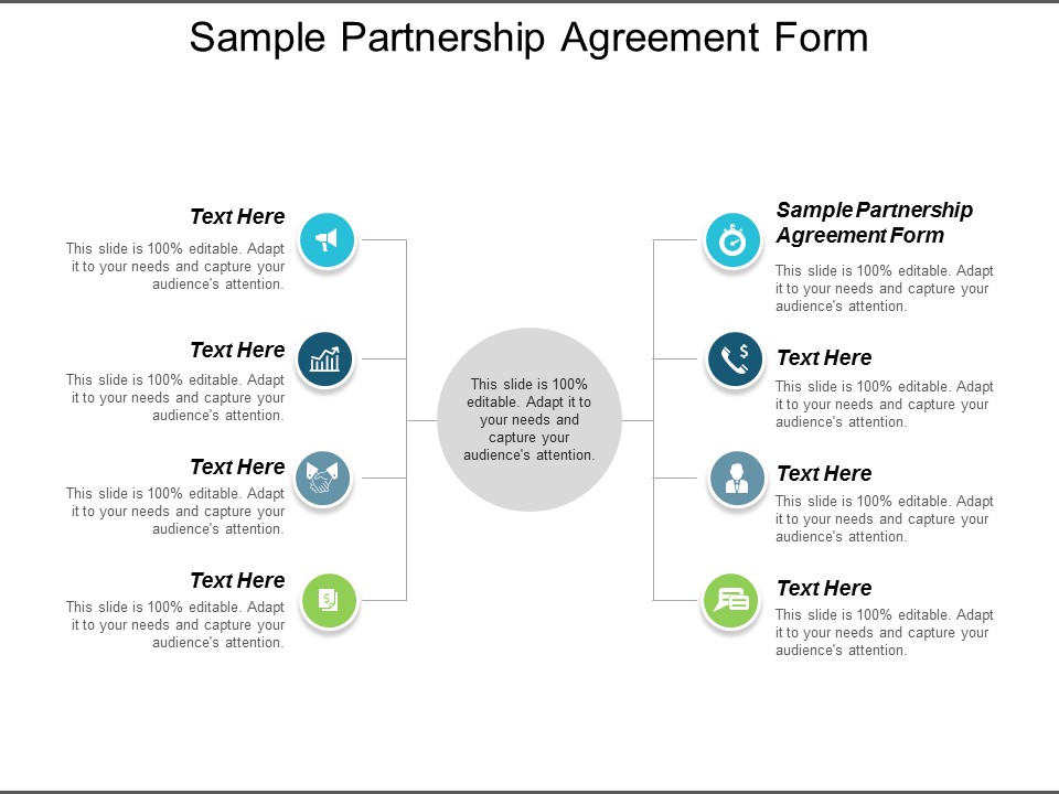 Sample Partnership Agreement Form Ppt Powerpoint Presentation Inspiration Examples Cpb