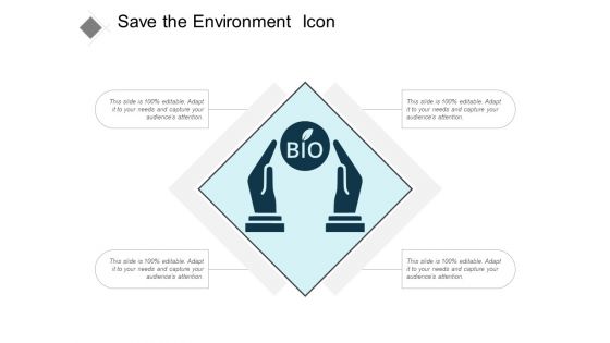 Save The Environment Icon Ppt PowerPoint Presentation File Display