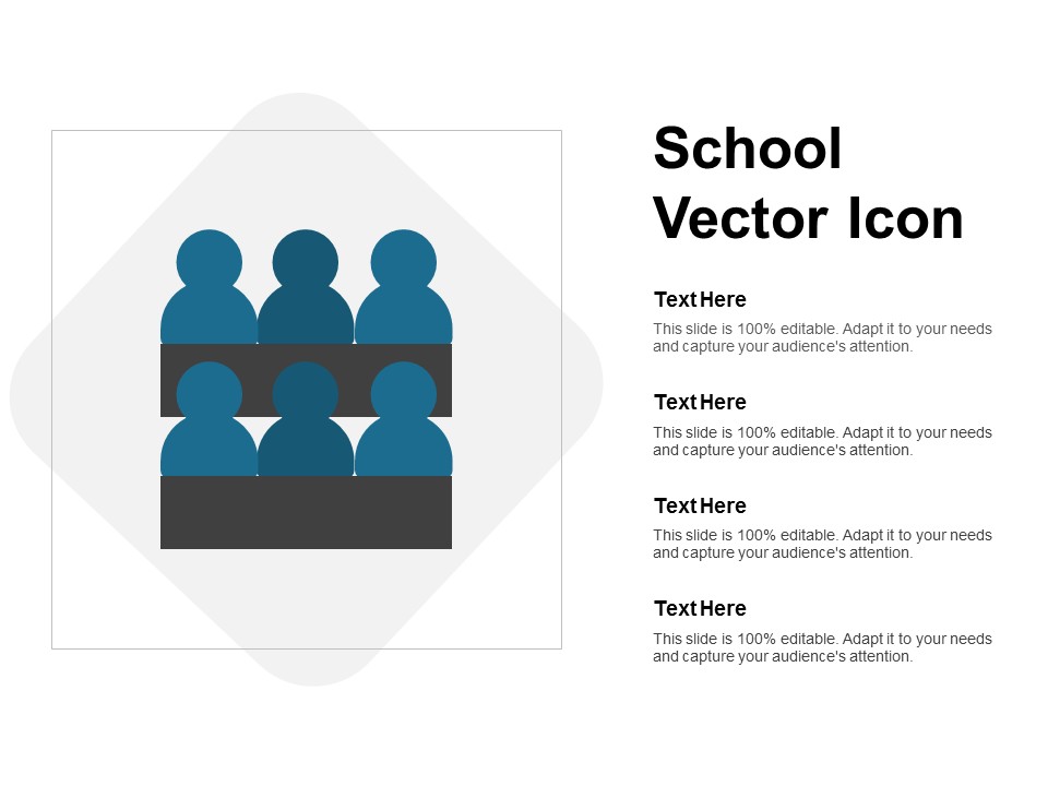 School Vector Icon Ppt PowerPoint Presentation Pictures Template