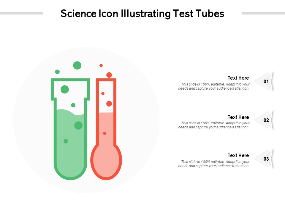 Science Icon Illustrating Test Tubes Ppt PowerPoint Presentation Summary Background Images PDF