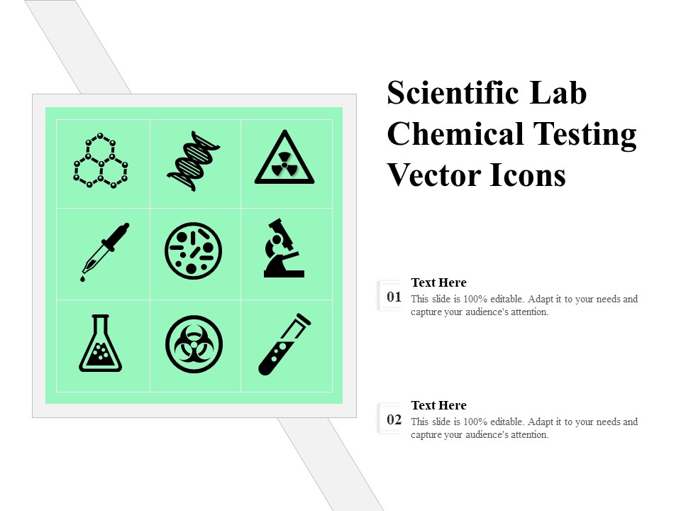 Scientific Lab Chemical Testing Vector Icons Ppt PowerPoint Presentation File Example Topics PDF