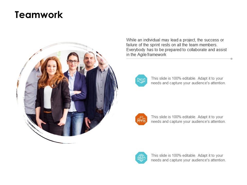 Scrum Practices For Marketing Teams Teamwork Ppt PowerPoint Presentation Portfolio Icon PDF